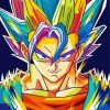 Aesthetic Dragon Ball Pop Art paint by numbers