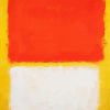 Aesthetic Orange And White Rothko paint by numbers