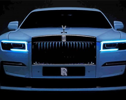 Aesthetic Roll Royce Car paint by numbers