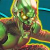 Scary Green Goblin paint by numbers