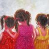 Cute Three Girls paint by numbers