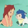 Aesthetic Wolf Children Anime paint by numbers