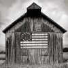 American Black And White Barn Paint By Numbers