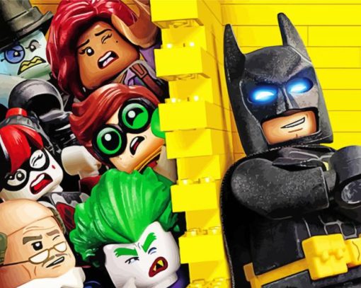 Animation The Lego Batman Movie paint by numbers