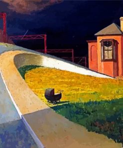 Approaching Storm By Railway By Jeffry Smart paint by numbers