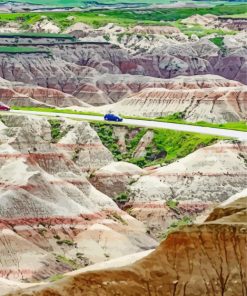 Badlands paint by numbers