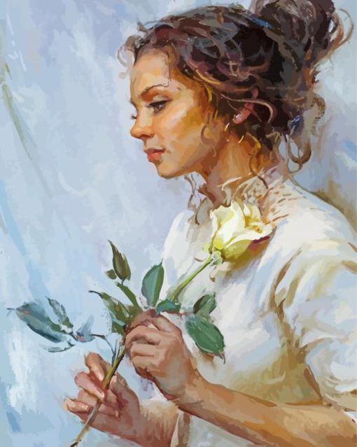 Beautiful Woman Daniel Gerhartz paint by numbers