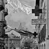 Black And White Chamonix paint by numbers