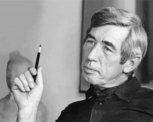 Black And White Herge paint by numbers