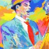 Colorful Leroy Neiman paint by numbers