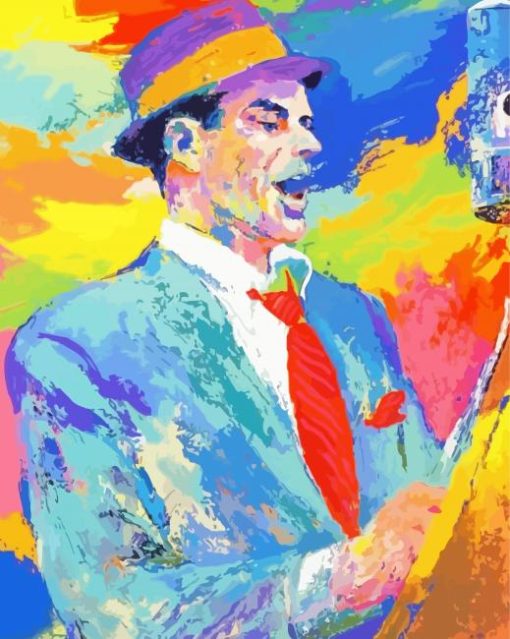 Colorful Leroy Neiman paint by numbers