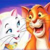 Couple Disney Cats paint by numbers