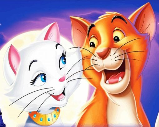 Couple Disney Cats paint by numbers