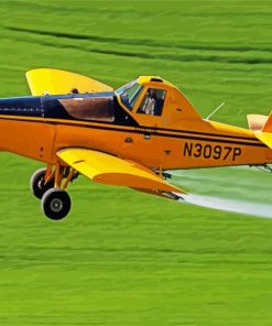 Crop Duster Plane paint by numbers