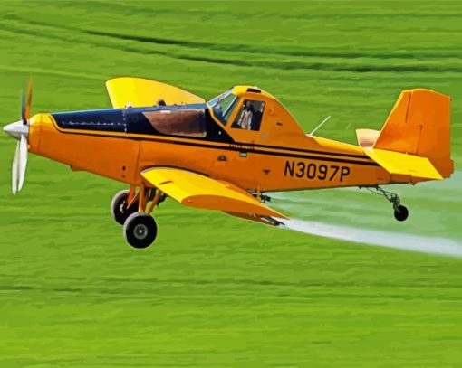 Crop Duster Plane paint by numbers