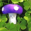 Cute Purple Mushroom paint by numbers