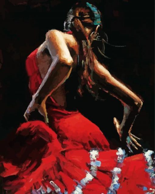 Dancer By Fabian Perez paint by numbers