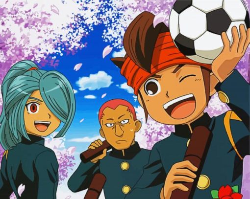 Eleven Inazuma paint by numbers