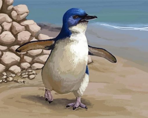 Fairy Penguin Art paint by numbers