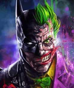 Fantasy Batman And Joker Art paint by numbers