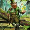 Fantasy Leprechaun St Patrick's Day paint by numbers