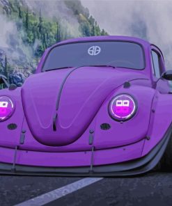 Fantasy Purple Volkswagen paint by numbers