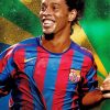 Footballer Ronaldinho paint by numbers