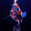 Geisha Mermaid Coy Fish Paint By Numbers