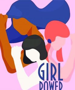 Girl Power Illustration paint by numbers