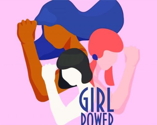 Girl Power Illustration paint by numbers