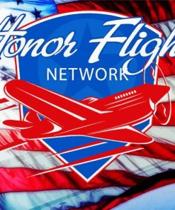 Honor Flight Logo paint by numbers