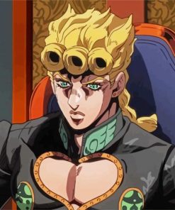 Jojos Bizarre Adventure Giornos paint by numbers