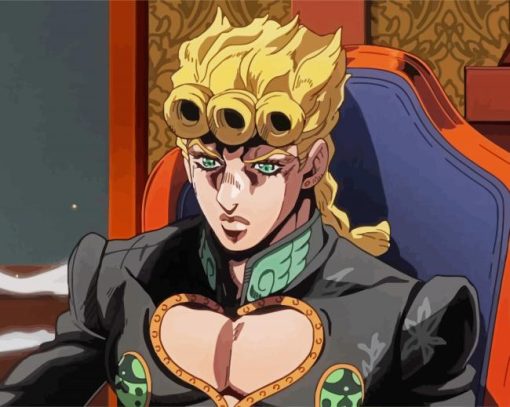 Jojos Bizarre Adventure Giornos paint by numbers