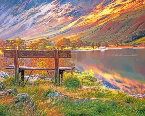 Lake District Cumbria paint by numbers