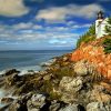 Lighthouse Bass Harbor paint by numbers