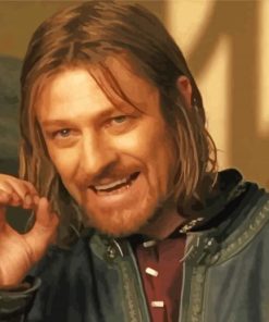 Lord Of The Rings Boromir paint by numbers