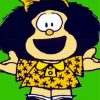 Mafalda Character Paint by numbers