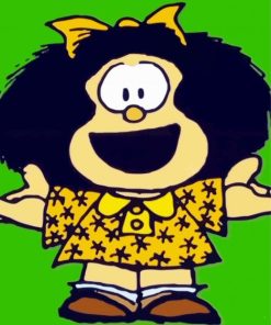 Mafalda Character Paint by numbers