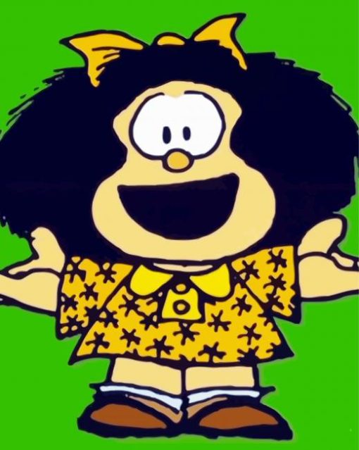 Mafalda Character Paint by numbers