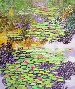 Monet Waterlily Art paint by numbers