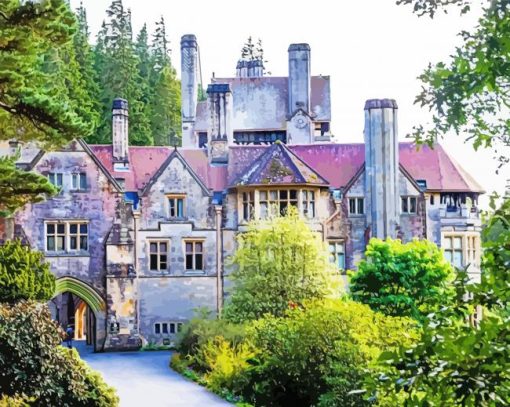 National Trust Cragside paint by numbers