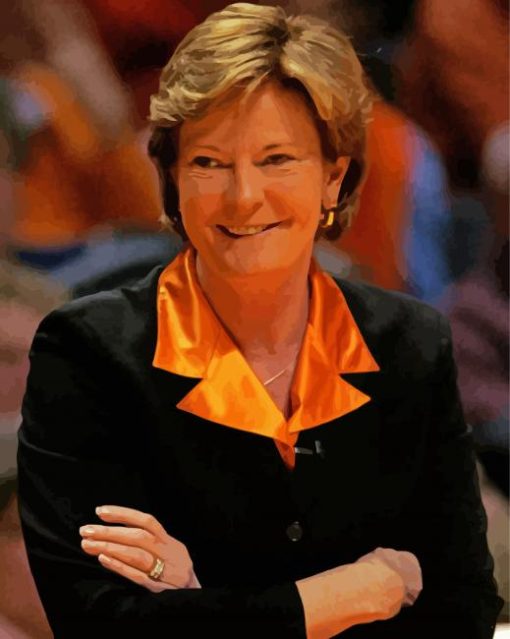 Pat Summitt paint by numbers