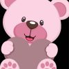 Pink Teddy Bear paint by numbers