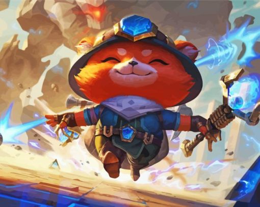 Powerful Teemo Paint By Numbers