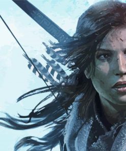 Rise of the Tomb Raider paint by numbers