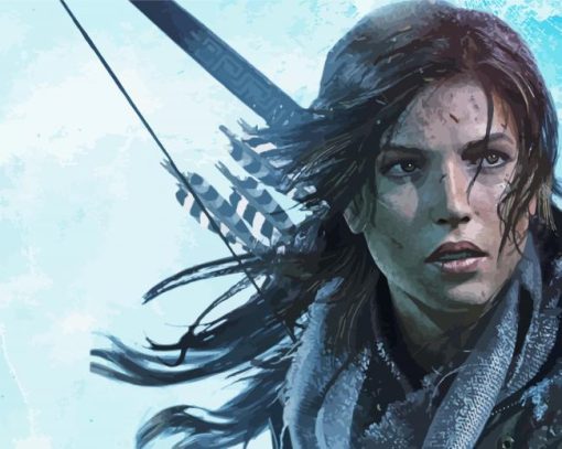 Rise of the Tomb Raider paint by numbers