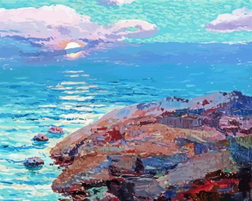 Seascape Art Thom Thompson Paint By Numbers