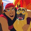 Sinbad And Spike paint by numbers