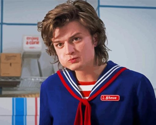 Steve Harrington Movie Character paint by numbers