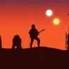 Tatooine Silhouette Star Wars paint by numbers